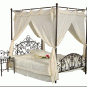 metal canopy bed DB-1503